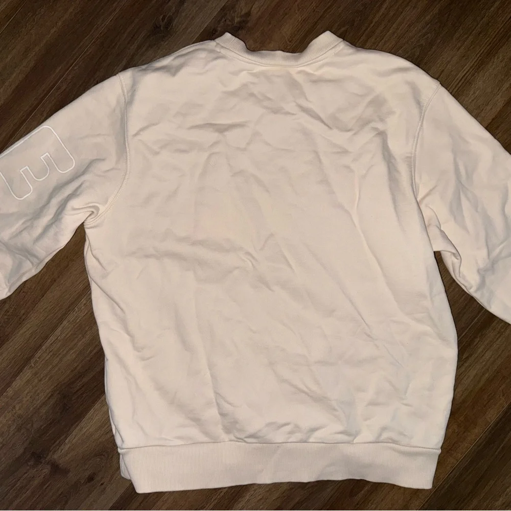 Lacoste Men's Light Cream Crewneck Sweater - Picture 5 of 5